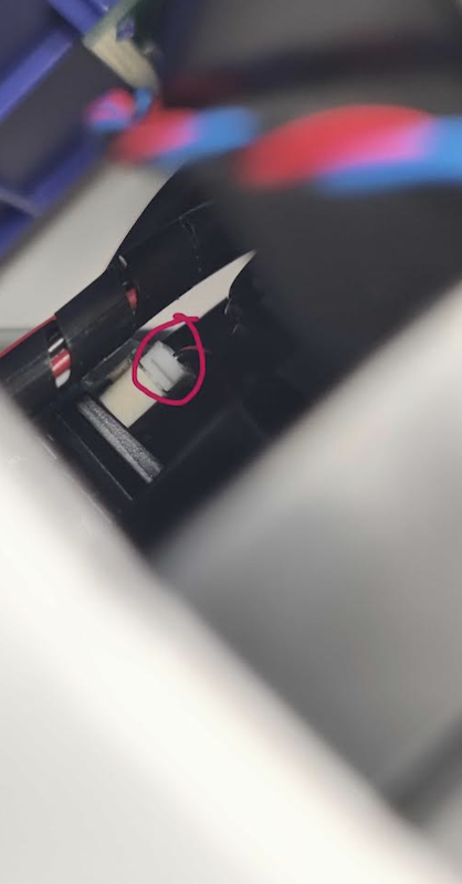 Closer look at the front connector location